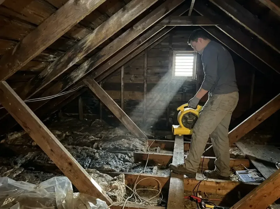 attic-water-damage-drying-proc-007 — frequently asked questions, Emergency Water Extraction & 24/7 Flood Response in Arlingt…